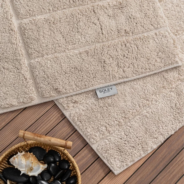 Soley | Aurora | Pamuklu 2’li Banyo Halısı Seti - 4