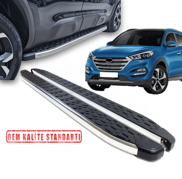 TUCSON 2015 2016 2017 2018 2019 2020 ARACA ÖZEL BLACKLİNE YAN BASAMAK ürün görseli 1