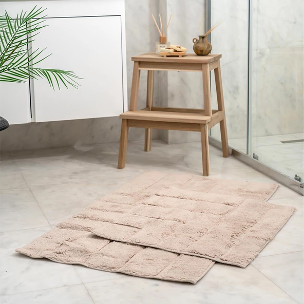 Soley | Aurora | Pamuklu 2’li Banyo Halısı Seti - 2