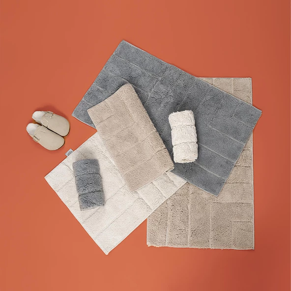 Soley | Aurora | Pamuklu 2’li Banyo Halısı Seti - 12