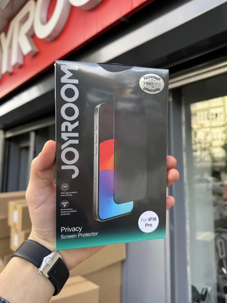 Joyroom iPhone 16 Pro (6.3) Hayalet Kırılmaz Cam Tam Kaplayan Ekran Koruyucu - 2