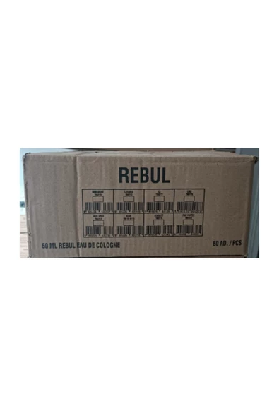 Rebul Bouquet Edc 50ml Spray Pet Şişe 60 Adet (1 koli) Bouquet Kokulu Kolonya - 2