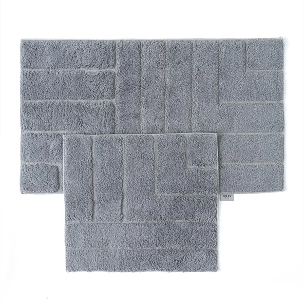 Soley | Aurora | Pamuklu 2’li Banyo Halısı Seti - 7