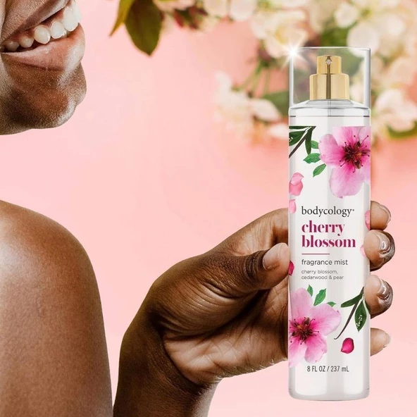 Bodycology Cherry Blossom Fragrance Mist Kiraz Çiçeği Kokulu Kadın Vücut Spreyi - Resim 4