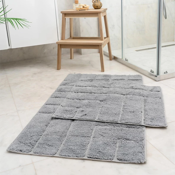 Soley | Aurora | Pamuklu 2’li Banyo Halısı Seti - 8