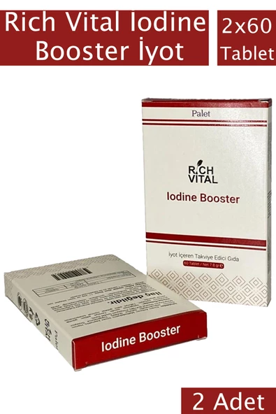 Rich Vital İodine Booster İyot 60 Blister Tablet 2 Adet