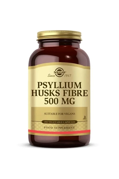 Solgar Psyllium Huks 500 Mg 200 Kapsül