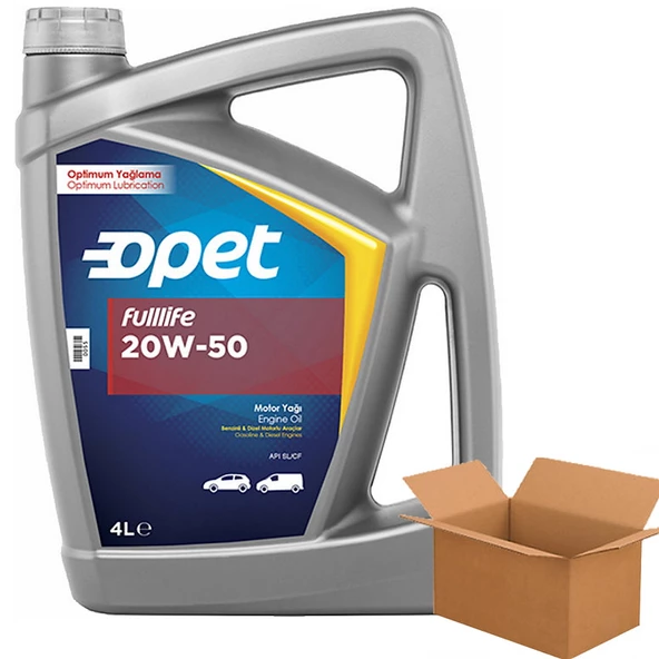 Opet Fulllife 20W-50 Motor Yağı 4 x 4 Litre (1 Koli) ürün görseli
