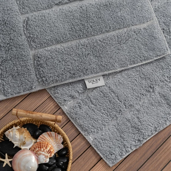 Soley | Aurora | Pamuklu 2’li Banyo Halısı Seti - 10