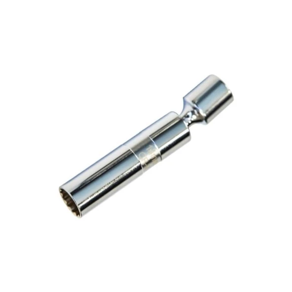 NT Tools 14 mm. 3/8" Mafsallı Manyetik Buji Lokması Onikiköşe Boy 100 mm. NCLB14M
