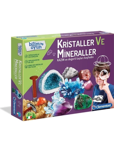 Clementoni Bilim ve Oyun Seti: Kristaller ve Mineraller 64964 - 2