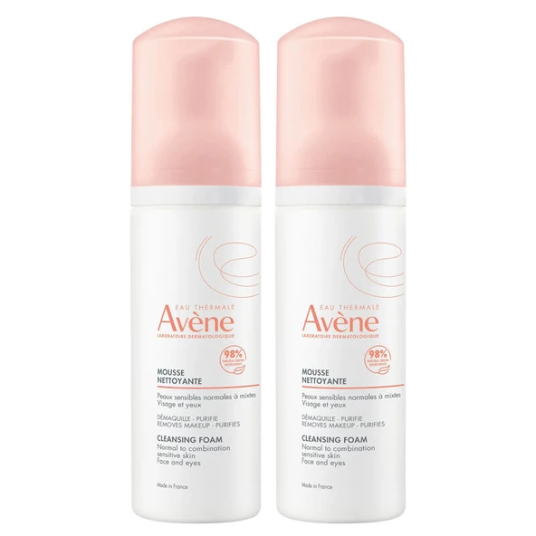 Avene Mousse Nettoyante Cilt Temizleme Köpüğü 2x150ml SET