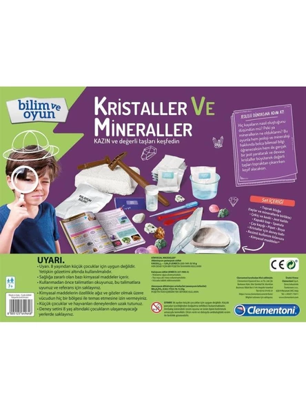 Clementoni Bilim ve Oyun Seti: Kristaller ve Mineraller 64964 - 3