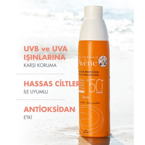 Avene Güneş Spreyi Spf50+ 200Ml - 4