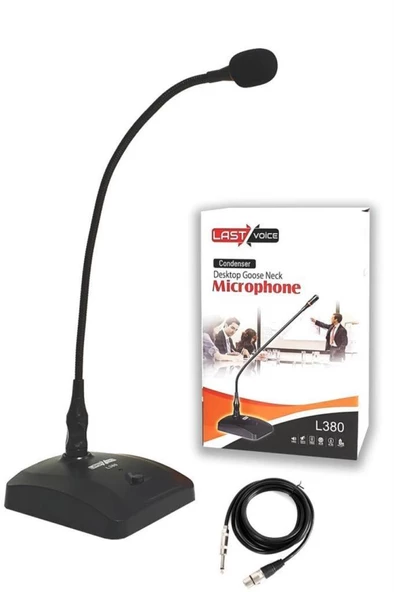 Lastvoice L-380 Profesyonel Masa Mikrofon ( Işıklı Kürsü Mikrofon )