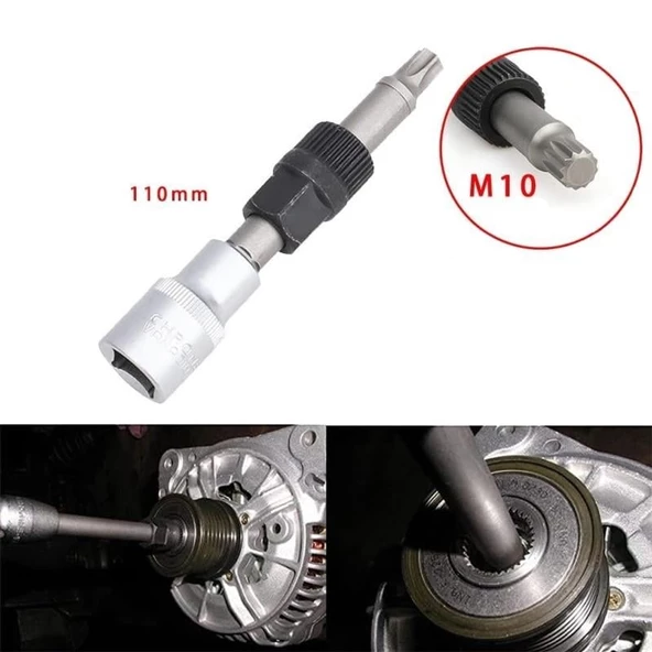 NT Tools M10 1/2" Alternatör Lokması NCALM10 - Resim 2