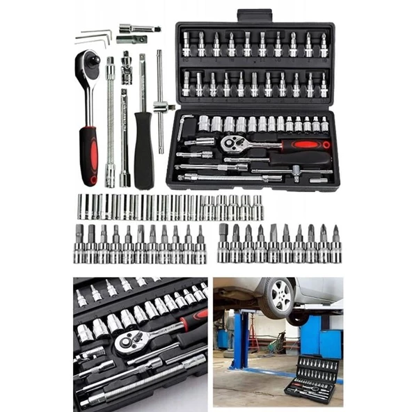 Nt Tools 46 Parça 1/4" Bits ve Altıköşe Lokma Seti NCSET14 - 4