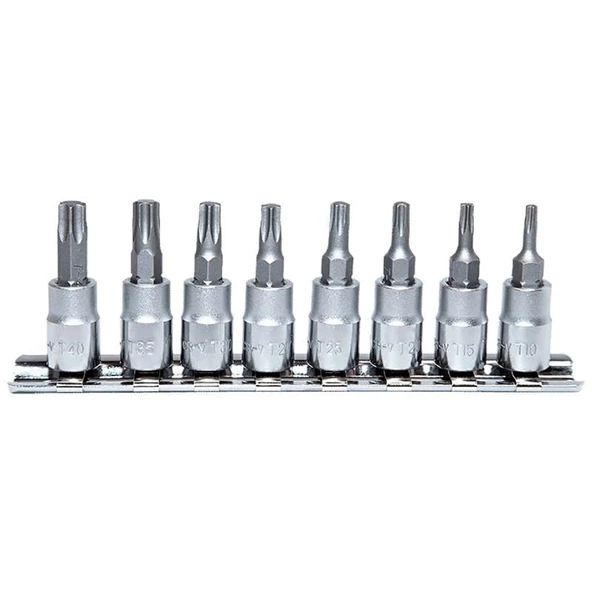 Nt Tools 8 Parça 1/4" Torx Lokma Seti CrV NCSET14T