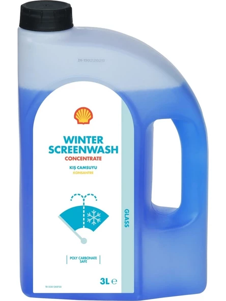 Shell Winter Screenwash Concentrate Cam Suyu 3 Litre