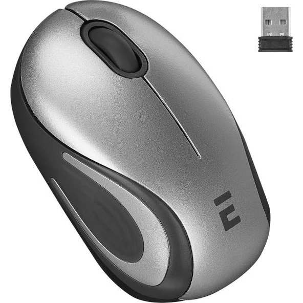 Everest SMW-555 Usb Gümüş 2.4Ghz Optik Mini Wireless Mouse