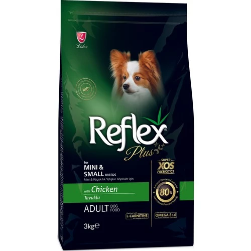 Reflex Plus Küçük&Mini Irk Tavuklu Yetişkin Köpek Maması 3 Kg