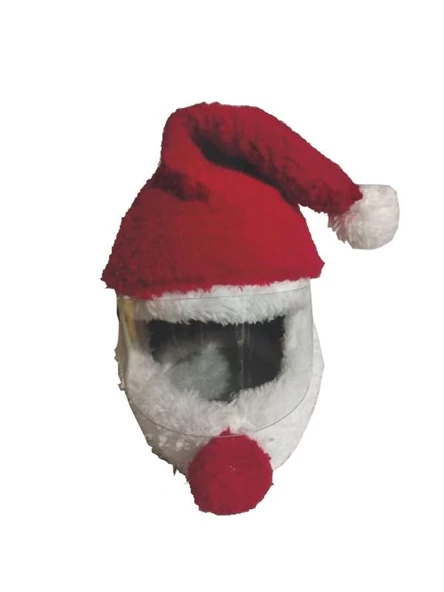 Jiekai K114 KEDİ VE KÖPEK KASKI Mod5 Noel Baba - 3