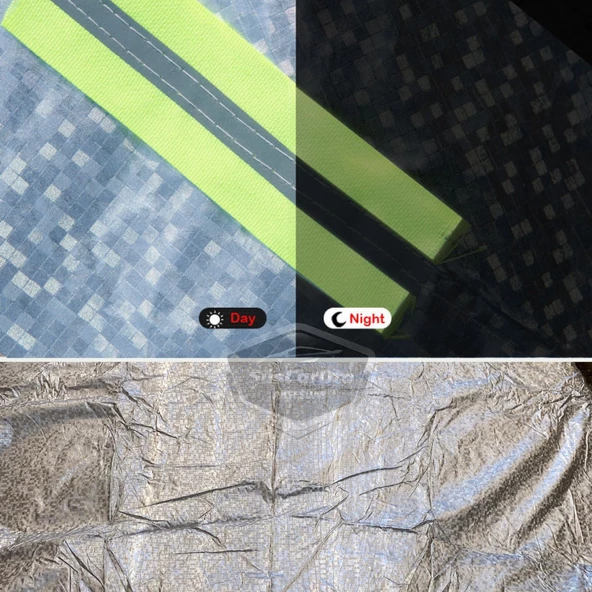 Her Araca Uygun Ön ve Yan Cam Brandası Aynalara Geçme Çadır Araç Camı Buzlanma Önleyici Ve Koruyucu Branda Cam Üstü Kar Örtüsü Buz Brandası Güneş Önleyici Su Geçirmez - 5