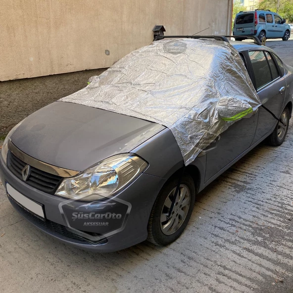 Her Araca Uygun Ön ve Yan Cam Brandası Aynalara Geçme Çadır Araç Camı Buzlanma Önleyici Ve Koruyucu Branda Cam Üstü Kar Örtüsü Buz Brandası Güneş Önleyici Su Geçirmez - 6