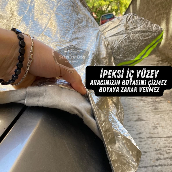 Her Araca Uygun Ön ve Yan Cam Brandası Aynalara Geçme Çadır Araç Camı Buzlanma Önleyici Ve Koruyucu Branda Cam Üstü Kar Örtüsü Buz Brandası Güneş Önleyici Su Geçirmez - 3