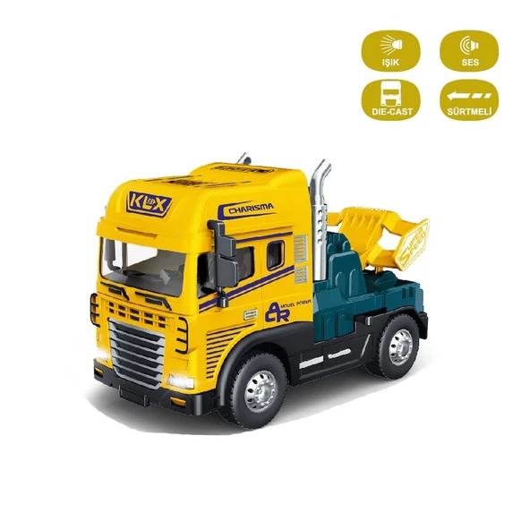 Minik Şoförlerin Rüyası! 1:24 Ölçekli Oyuncak Metal Tır Çekici
