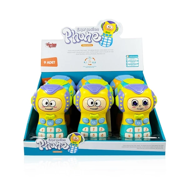 Bebeğinizin İlk Piyanosu! Işıklı ve Sesli Oyuncak Telefon - 4