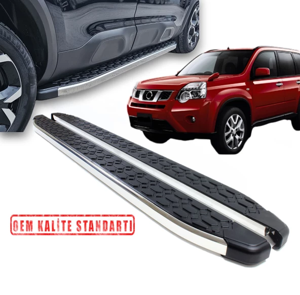 X-TRAİL 2007 2008 2009 2010 2011 2012 2013 2014 ARACA ÖZEL BLACKLİNE YAN BASAMAKLIK ürün görseli 1