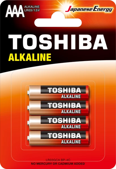 TOSHIBA LR03 BLS ALK.İNCE 4LÜ