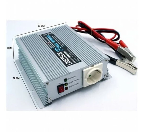 Linetech 24V 600W Modifiye Sinüs Inverter - 3