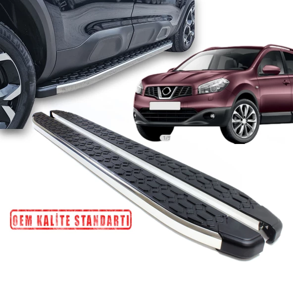 QASHQAİ 2007 2008 2009 2010 2011 2012 2013 2014 ARACA ÖZEL BLACKLİNE YAN BASAMAK ürün görseli 1