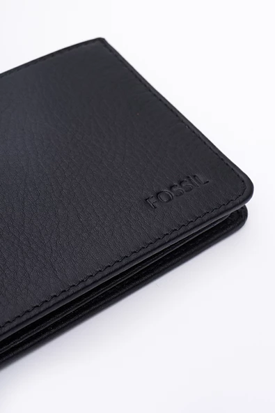 Fossil Hakiki Gerçek Deri Erkek Cüzdan Siyah 8012 - Resim 3