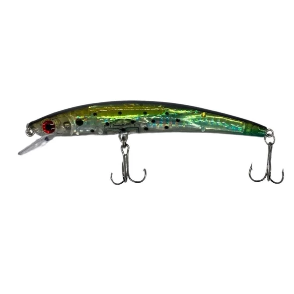 Powerex Crystal Minnow 120 mm. 15,5 gram Rapala 0 - 1,5 m. Floating Suni Yem 6491