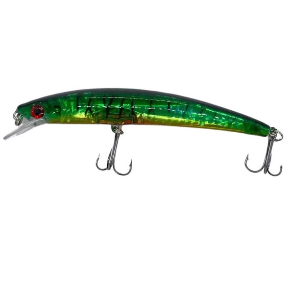 Powerex Crystal Minnow 120 mm. 15,5 gram Rapala 0 - 1,5 m. Floating Suni Yem 6494