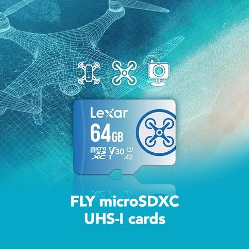 Lexar Fly 64GB Micro SD 160MB/60Mbs 4K V30 Hafıza Kartı - 7