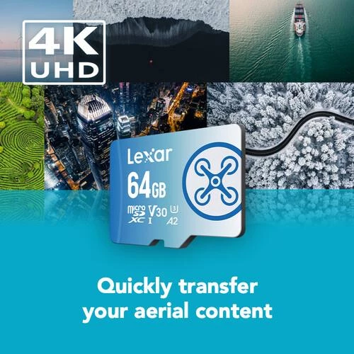 Lexar Fly 64GB Micro SD 160MB/60Mbs 4K V30 Hafıza Kartı - 5