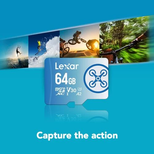 Lexar Fly 64GB Micro SD 160MB/60Mbs 4K V30 Hafıza Kartı - 4