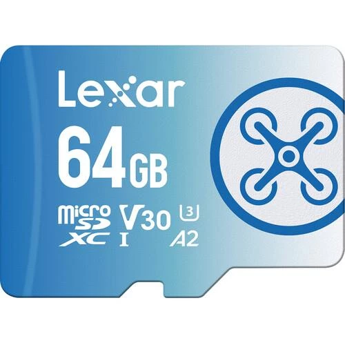 Lexar Fly 64GB Micro SD 160MB/60Mbs 4K V30 Hafıza Kartı