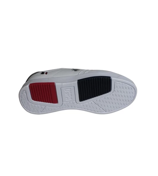 U.S.POLO ASSN Kadın Erkek Beyaz Sneaker Spor Ayakkabı - Resim 6