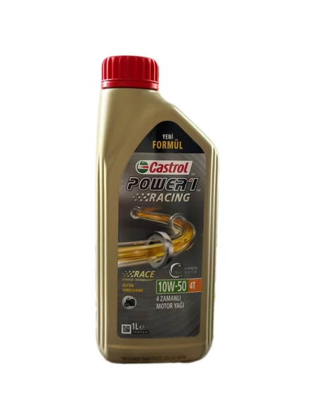 Castrol Power 1 Racing 4t 10W-50 Castrol Power 1 Racing 4t 10W-50 1 Litre Motor Yağı ( Üretim Yılı: 2023 )