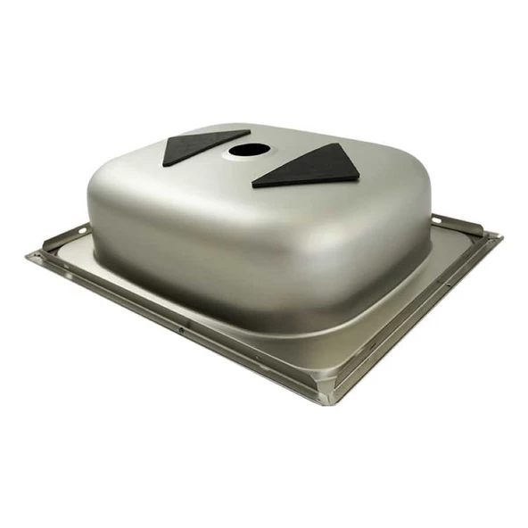 SİNKON Paslanmaz Krom Çelik Eviye 40x50 Sifon Dahildir Sol Delikli - 2