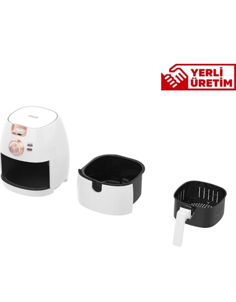 Sem Aircook SC300 5 lt Yağsız Beyaz Fritöz - 2