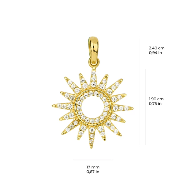 14 Ayar Altın Kolye Ucu 1,44 gr - Resim 2