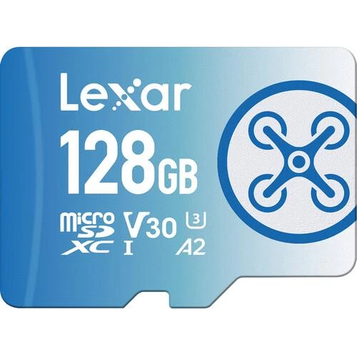 Lexar Fly 128GB Micro SD 160MB/60Mbs 4K V30 Hafıza Kartı