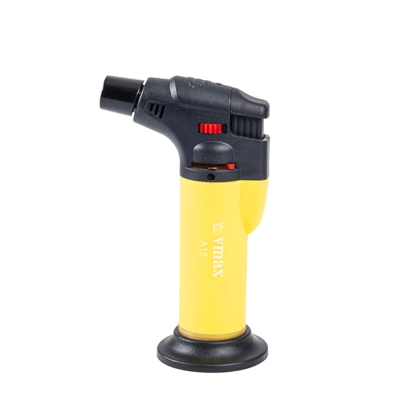 Doldurulabilir Pürmüz Çakmak - Torch - Metal Başlıklı - A15 - Sarı ürün görseli 1