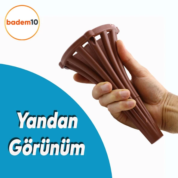 İstanbul 16 cm Kahverengi Mobilya Konsol Kanepe Koltuk Tv Ünitesi Baza Ayağı Orta Sehpası Ayakları - Resim 4